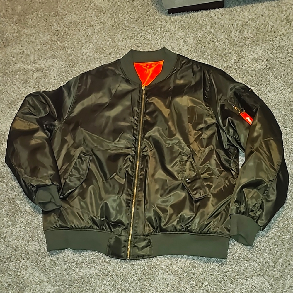 Phat Farm Premium Quality Wear Reversible Bomber Jacket